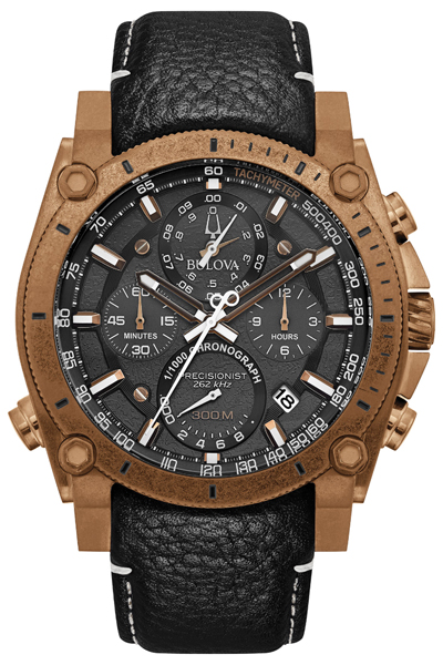 Bulova men's precisionist 2025 champlain chronograph watch