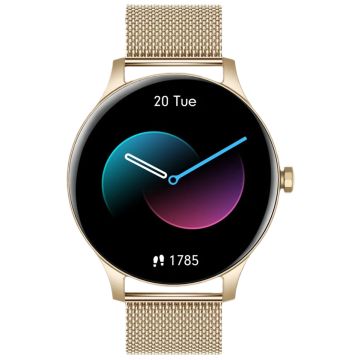 Smartwatch damski GARETT CLASSY ZLOTY STALOWY