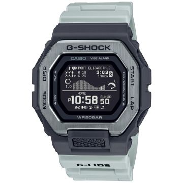 zegarek męski G-Shock G-Lide GBX-100TT-8ER szary pasek z biomasy oraz czarno-srebrna koperta, cyfrowy wyświetlacz