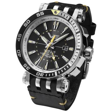 Sportowy zegarek męski Vostock Europe NH34-575A718 na czarnym pasku