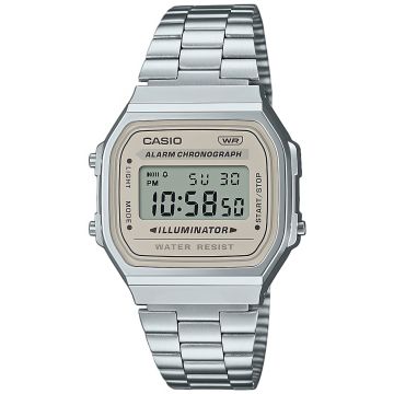 Zegarek Casio Vintage A168WA-8AYES z beżową tarczą