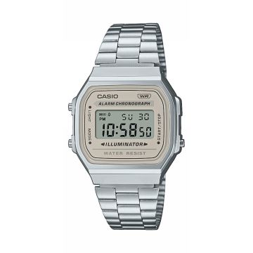 Zegarek Casio Vintage A168WA-8AYES z beżową tarczą