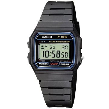 CASIO Sport F-91W-1YER