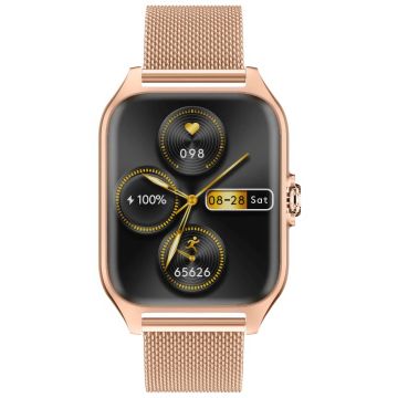 Smartwatch damski Garett Classy złoty, matowy