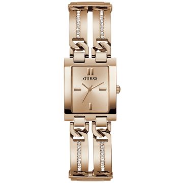 GUESS Ladies Rose Gold Tone Analog Watch GW0668L3