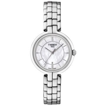 Elegancki zegarek damski z masą perłową Tissot TISSOT Flamingo T094.210.11.111.00.