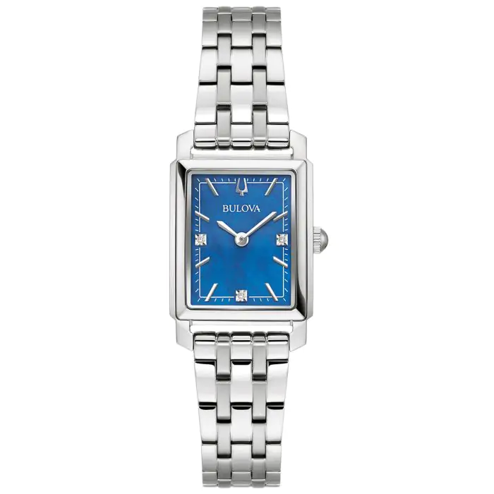 Bulova rectangle watch sale