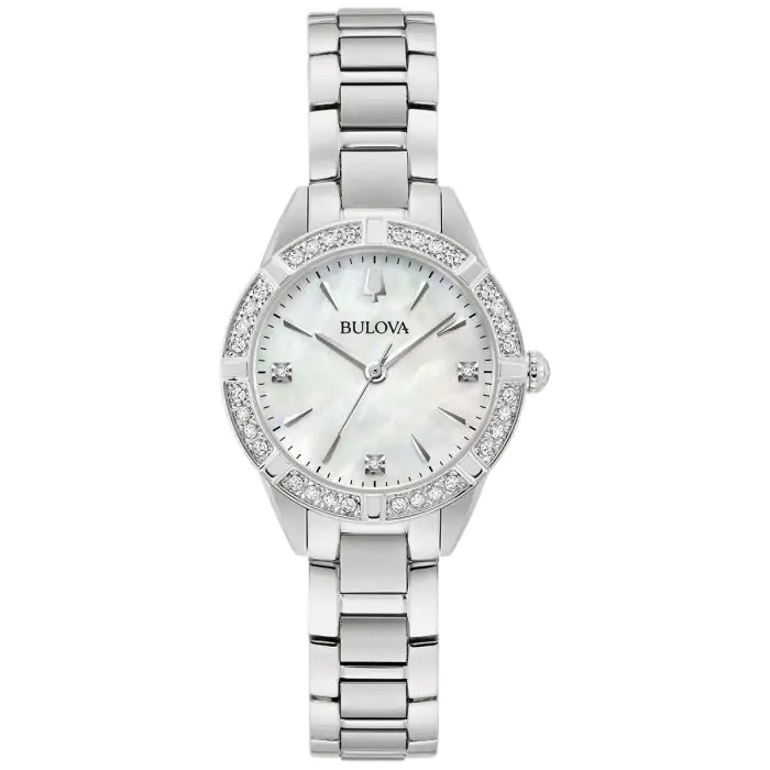 Bulova diamond shop watches for women