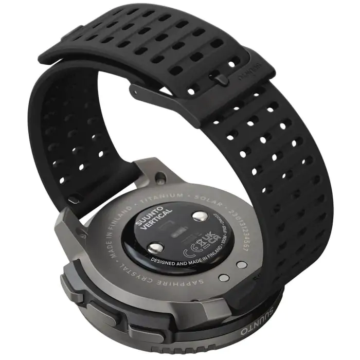 SUUNTO VERTICAL Titanium Solar Black SS050858000 ORIGINAL 2 YEARS