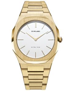 D1 MILANO GOLD/EGGSHELL ULTRA THIN BRACELET UTBL03