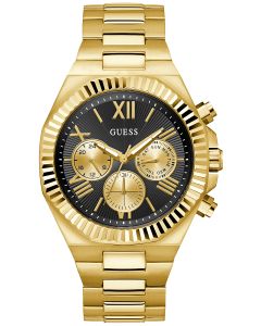 GUESS Mens Gold Tone Multi-function Watch GW0703G5