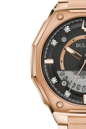 Odkryj Zegarek męski automatyczny Bulova Marine Star 98A282 z niebieską tarczą na silikonowym pasku