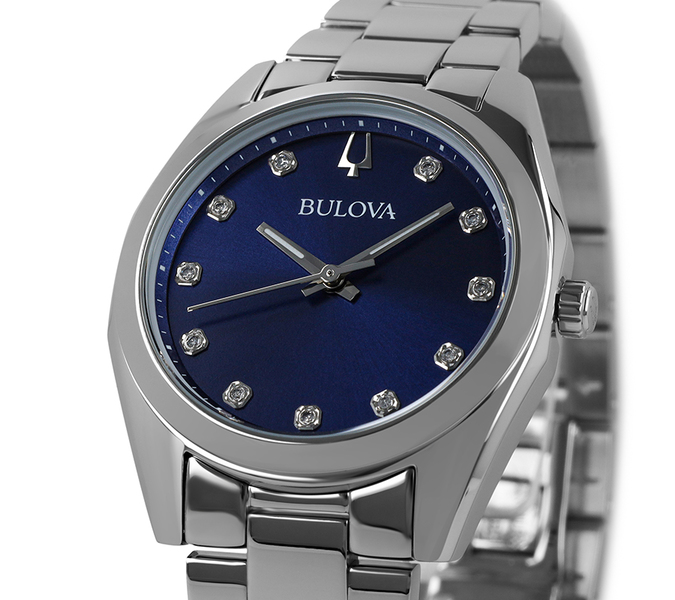 Odkryj Zegarek męski automatyczny Bulova Marine Star 98A282 z niebieską tarczą na silikonowym pasku