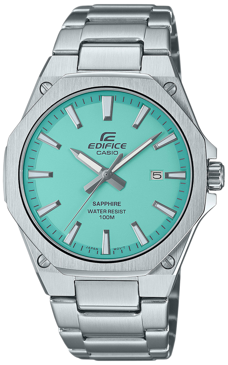 Zegarek męski z tarczą tiffany blue Casio Edifice