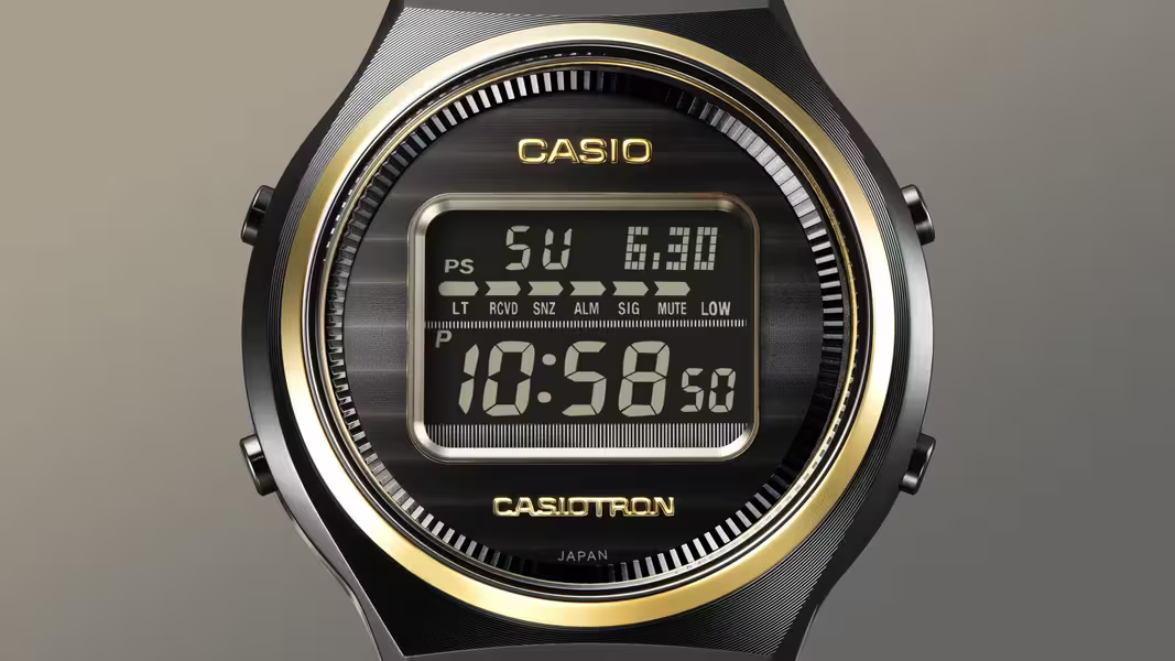 Zegarek męski Casio Casiotron TRN-50 -2AER z niebieską tarczą 