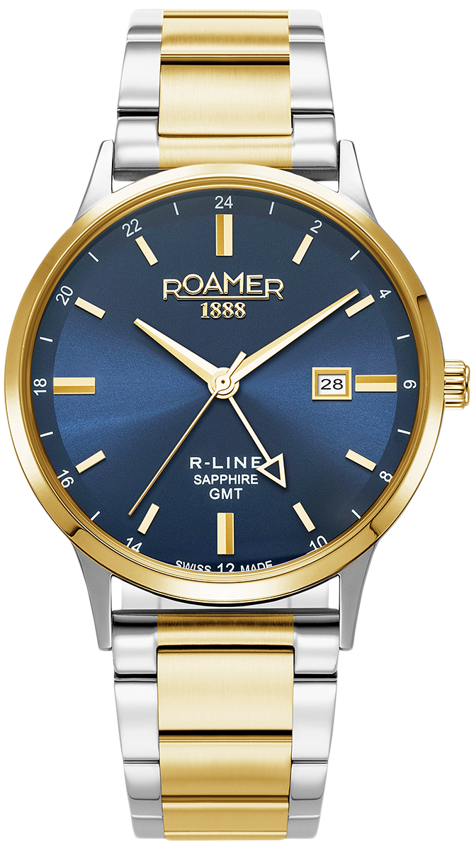 Zegarek męski ROAMER R-Line GMT 990987 47 45 05