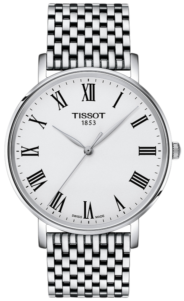 Srebrny zegarek męski Tissot Everytime T143.410.11.033.00