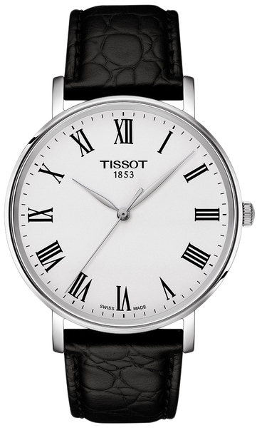 Klasyczny zegarek męski na pasku Tissot Everytime T143.410.16.033.00