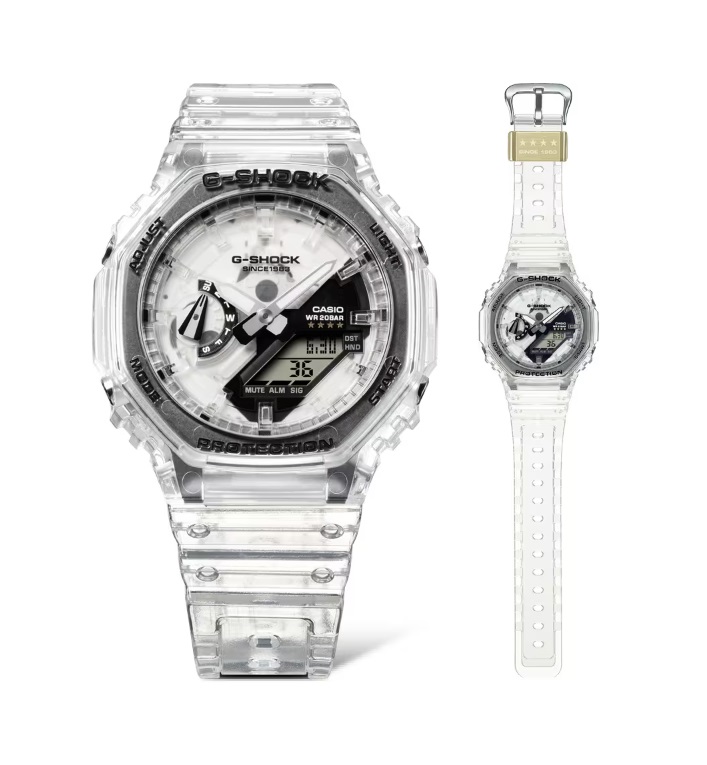  transparentny zegarek męski G-Shock  GA-2140RX-7AER 