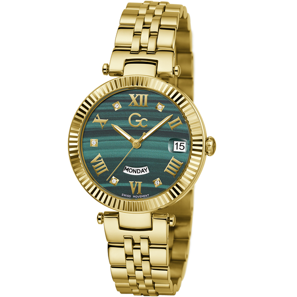 Zegarek damski GC Flair Ladies Green Watch Z01006L9MF