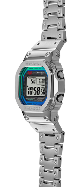 srebrny zegarek na bransolecie G-Shock Premium G-Steel Bluetooth GMW-B5000PC-1ER